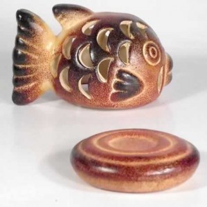 PJX-023 Fish Candle Holder 7″ x 4 1-2″ x 5″